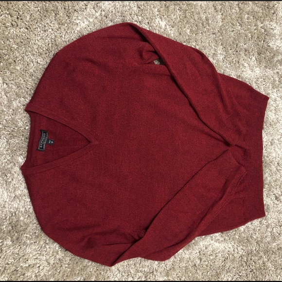 Express Modern Fit Merino Wool V-Neck - Picture 6 of 7